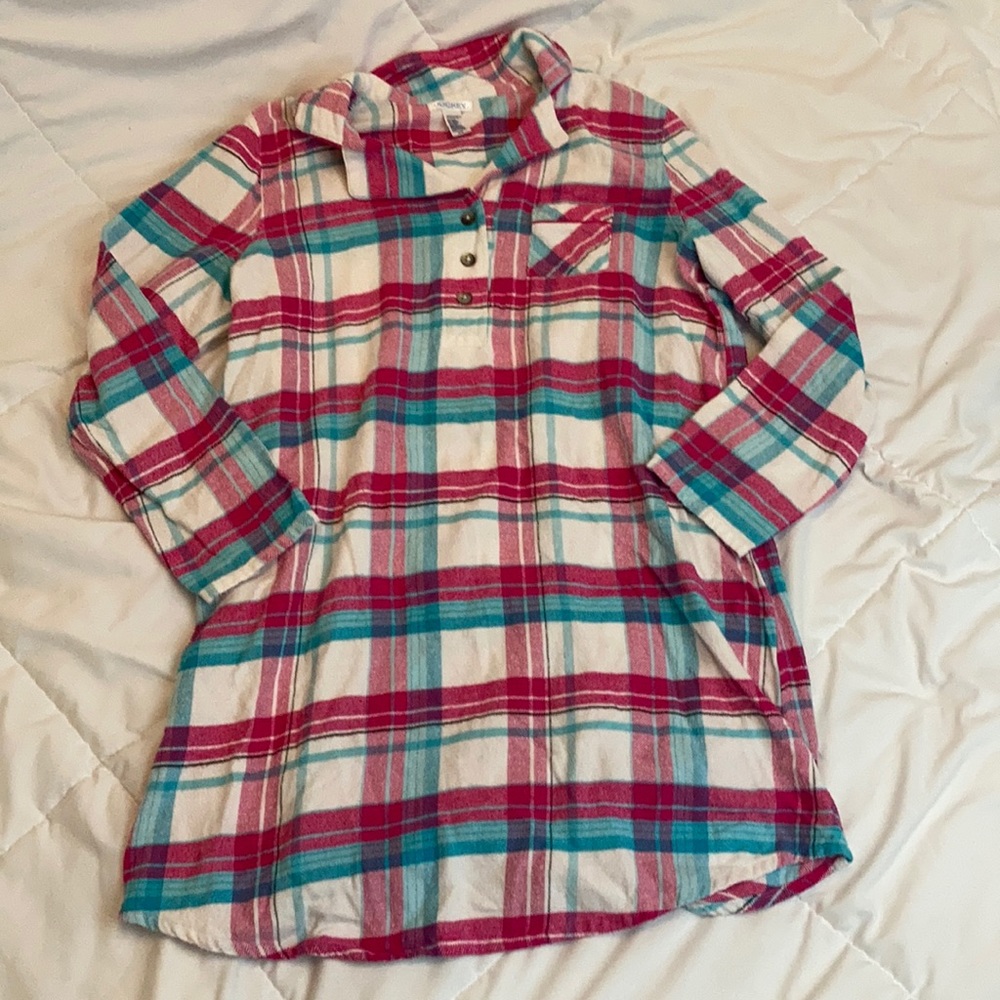 Kids Plaid Night Gown